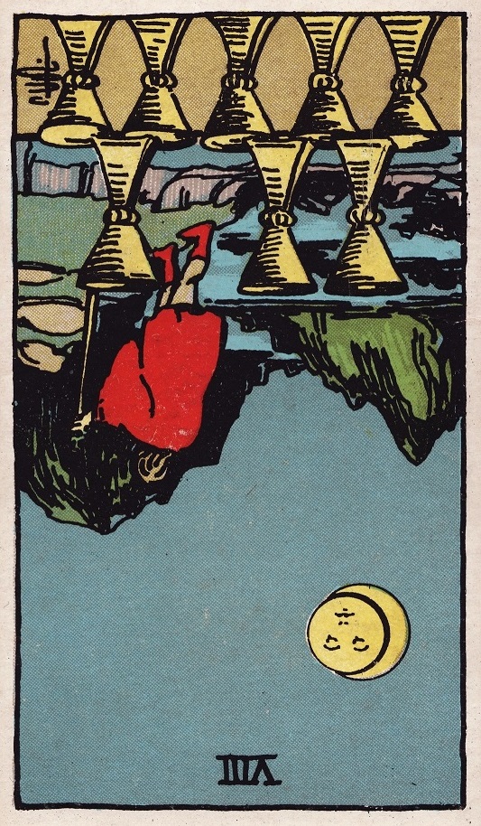 Eight of Cups Tarot Card Reversed Meaning