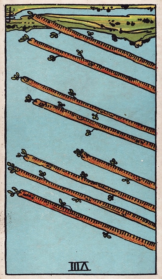 eight of wands reversed