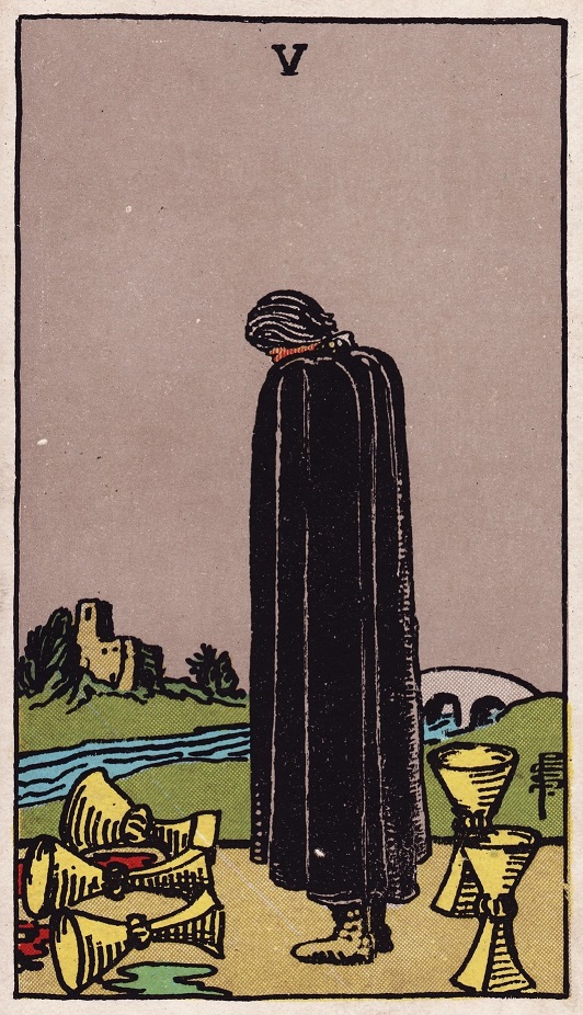 Five of Cups Tarot Card Upright Meaning
