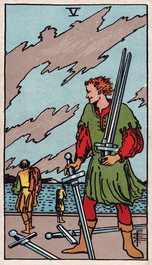 Five of Swords Tarot Card Upright Meaning