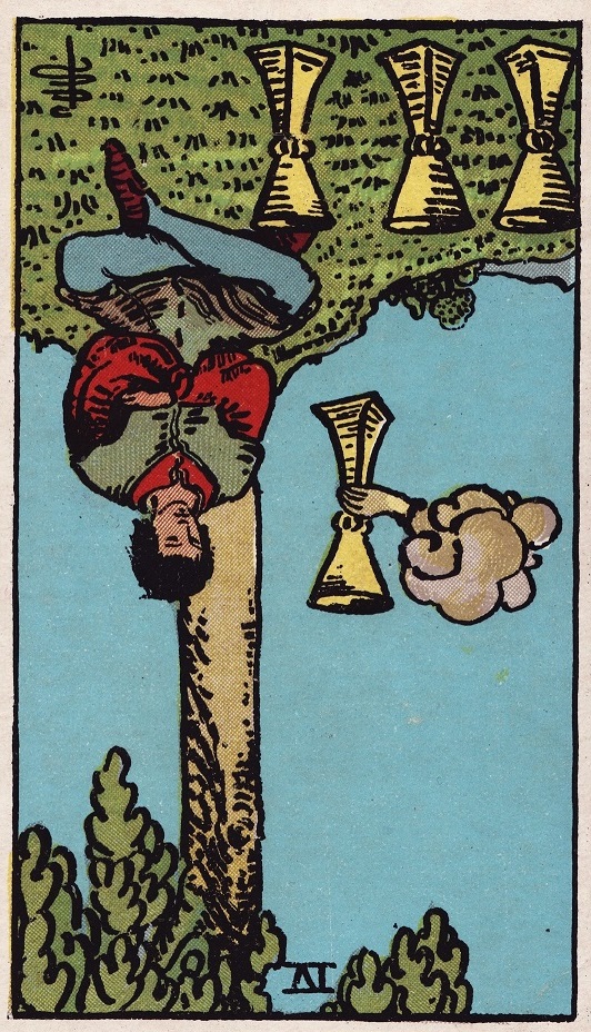 four of cups reversed