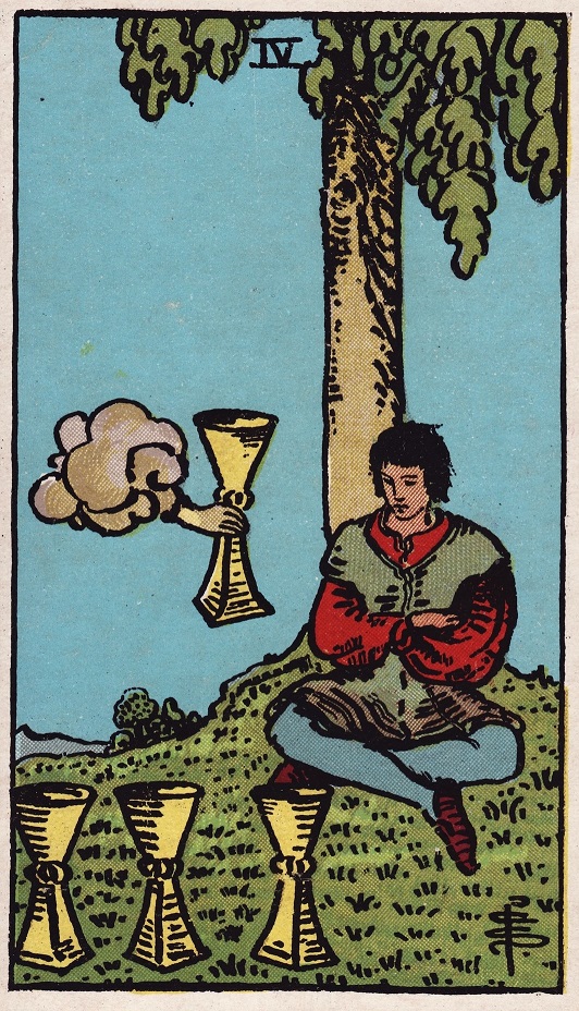 Four of Cups Tarot Card Upright Meaning