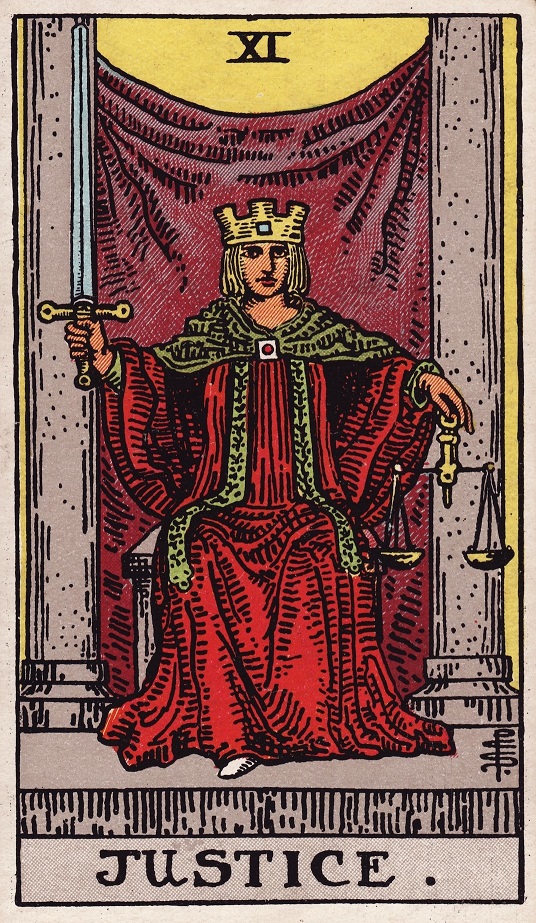 Justice Tarot Card Upright Meaning