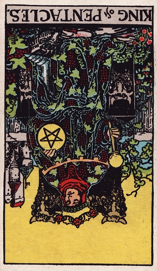 king of pentacles reversed