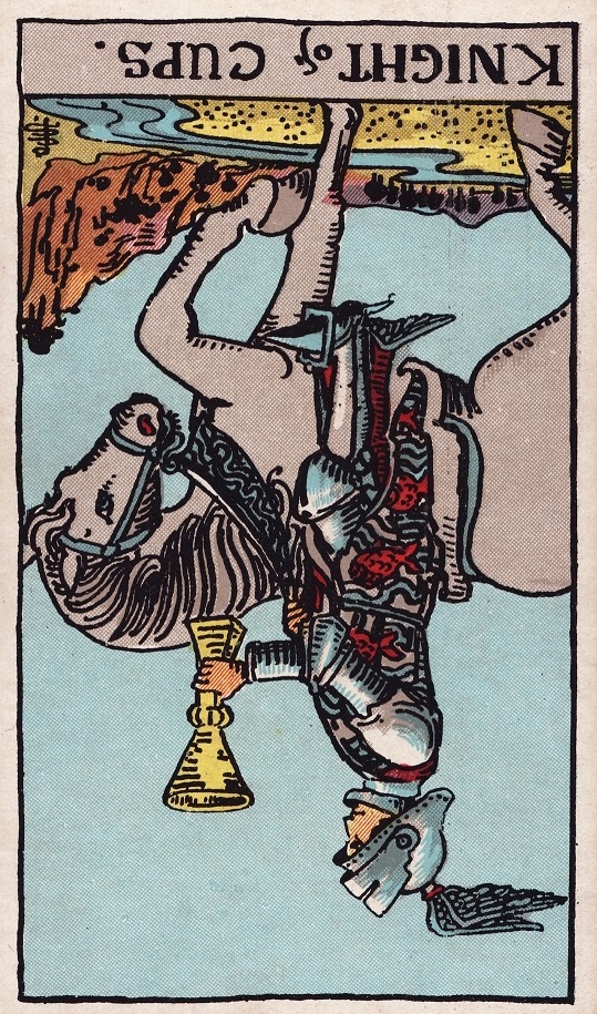 Knight of Cups Tarot Card Reversed Meaning