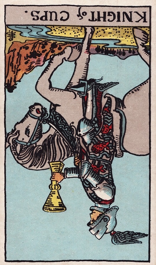 knight of cups reversed