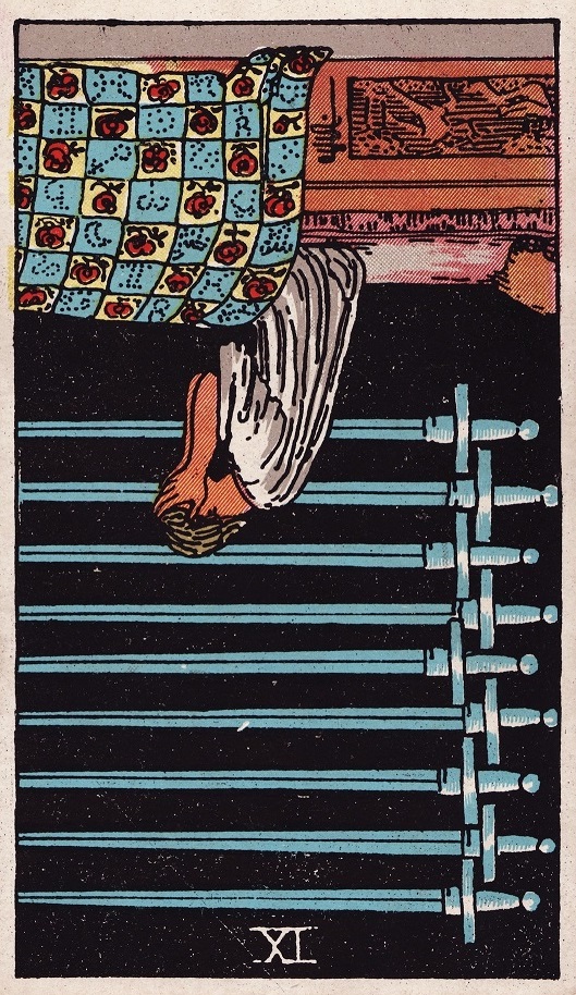 Nine of Swords Tarot Card Reversed Meaning