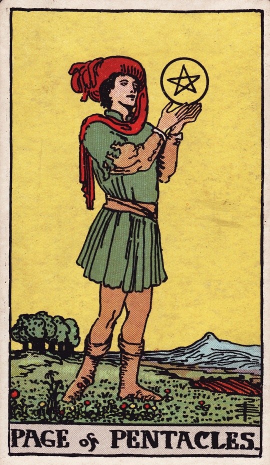 Page of Pentacles Tarot Card Upright Meaning