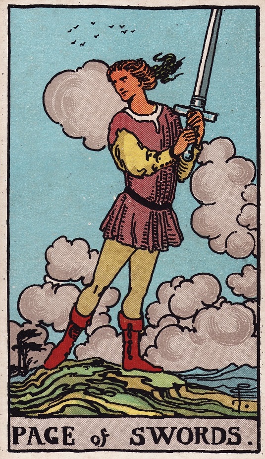 Page of Swords Tarot Card Upright Meaning
