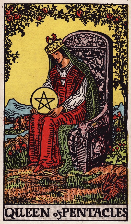 Queen of Pentacles Tarot Card Upright Meaning