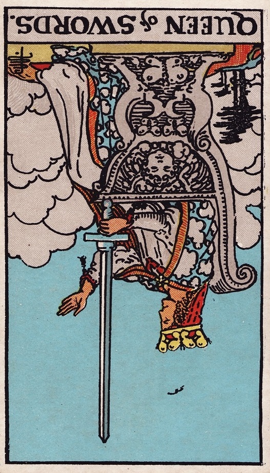 queen of swords reversed