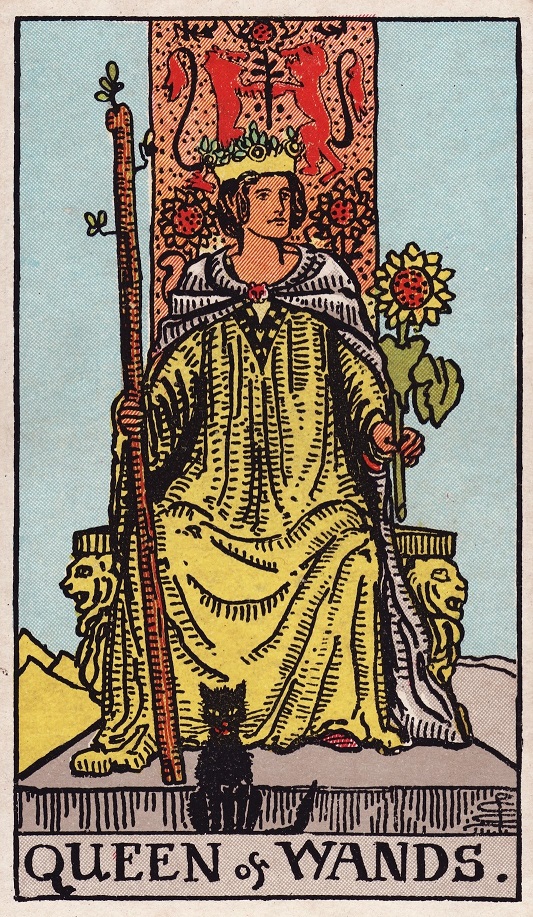 Queen of Wands Tarot Card Upright Meaning