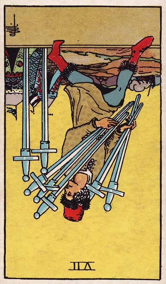 Seven of Swords Tarot Card Reversed Meaning