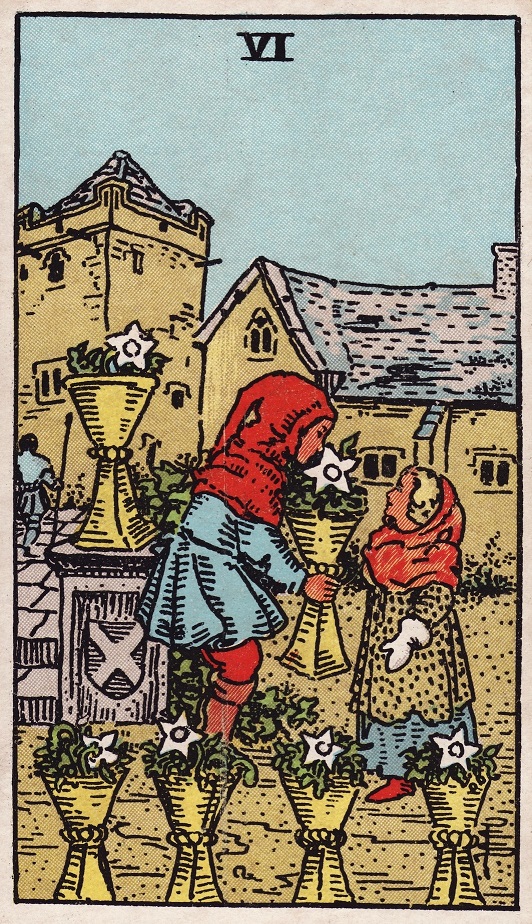 Six of Cups Tarot Card Upright Meaning