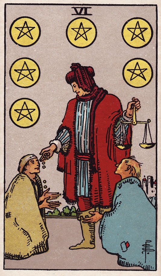 six of pentacles