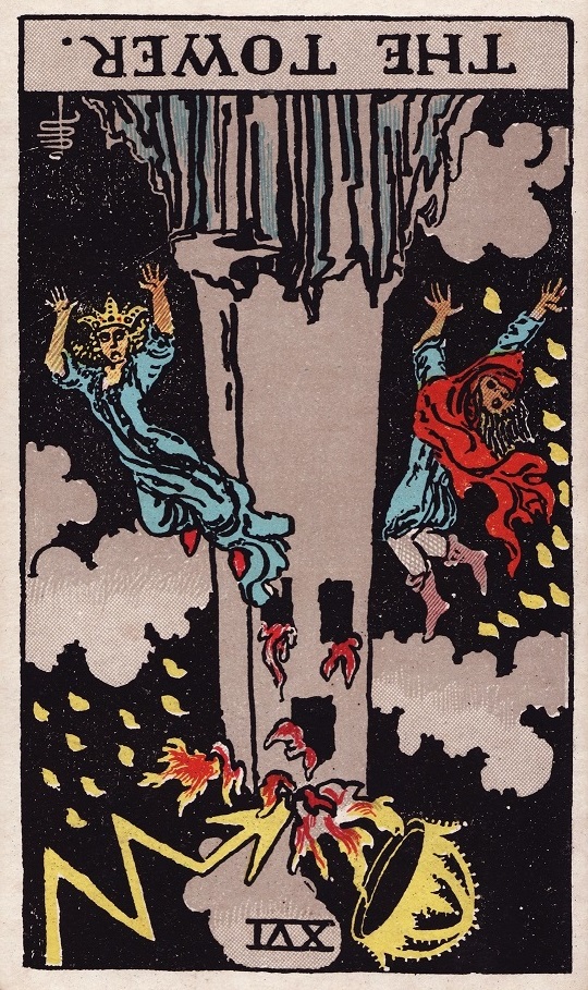 The Tower Tarot Card Reversed Meaning