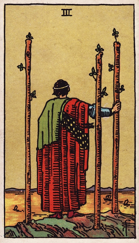 Three of Wands Tarot Card Upright Meaning