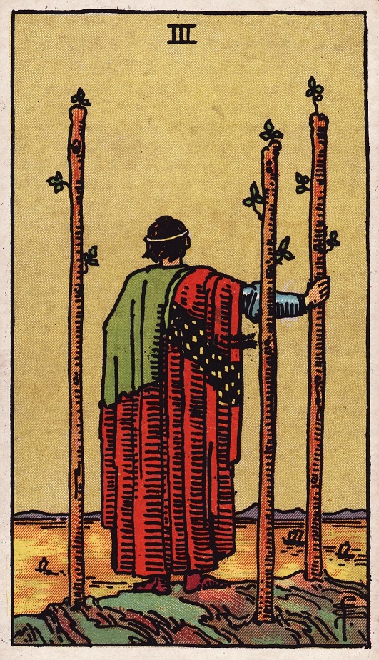 three of wands