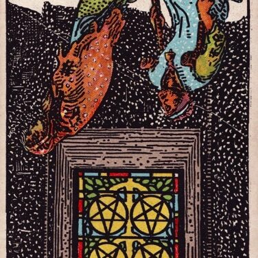 ab five of pentacles reversed