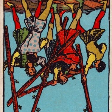 ab five of wands reversed