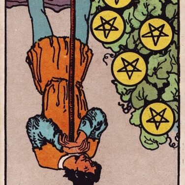 ab seven of pentacles reversed