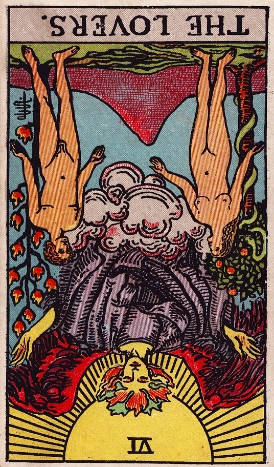 The Lovers Reversed Tarot Card