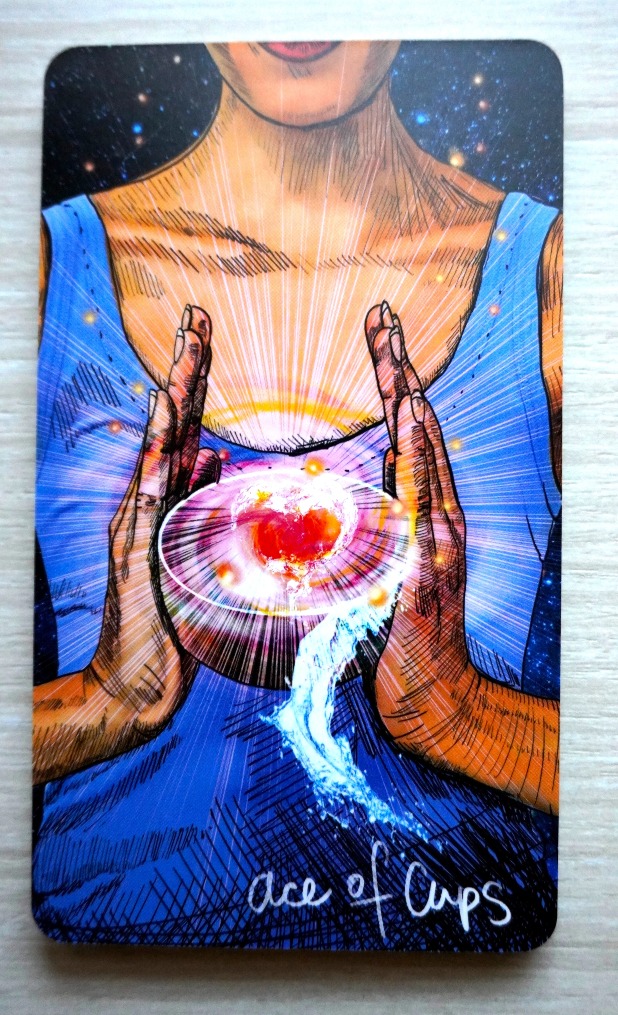 Ace of Cups Tarot Card Light Seer's Deck