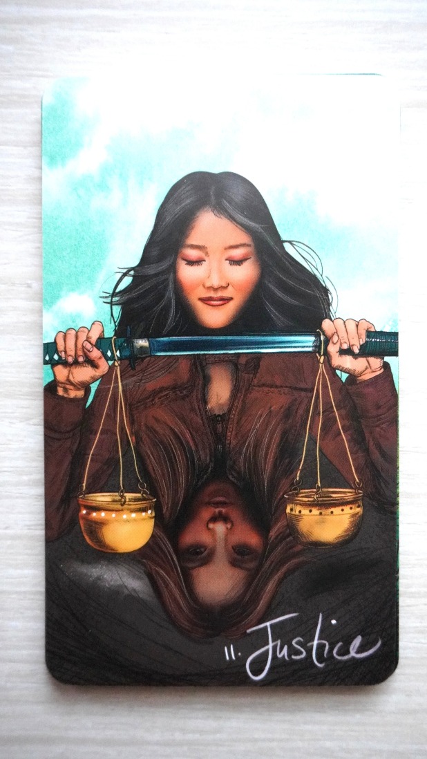 Justice Tarot Card Light Seer's Deck