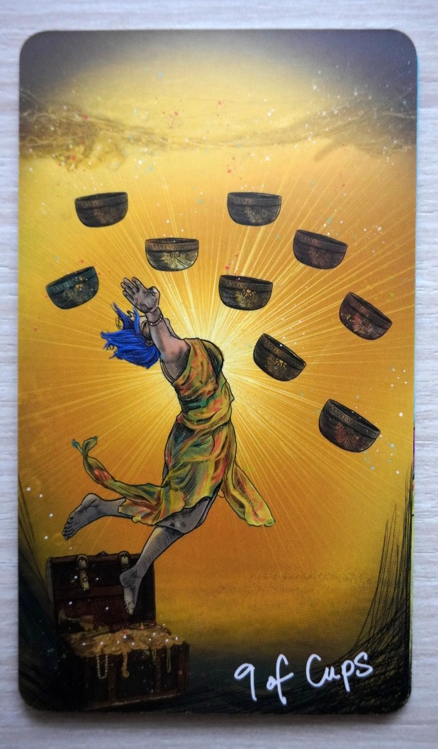 Nine of Cups Tarot Card Light Seer's Deck