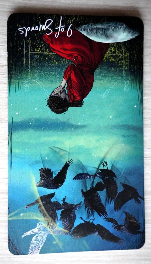 nine of swords reversed yes or no tarot