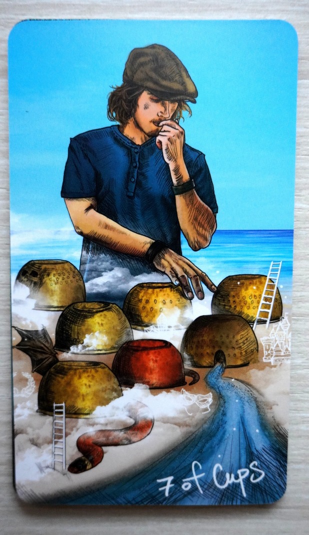 Seven of Cups Tarot Card Light Seer's Deck