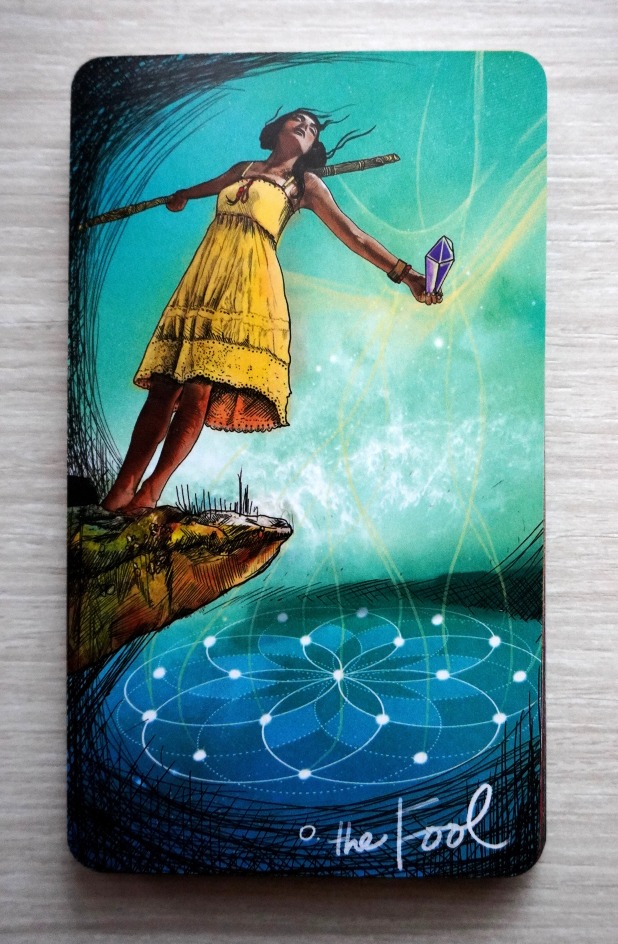 The Fool Tarot Card Light Seer's Deck