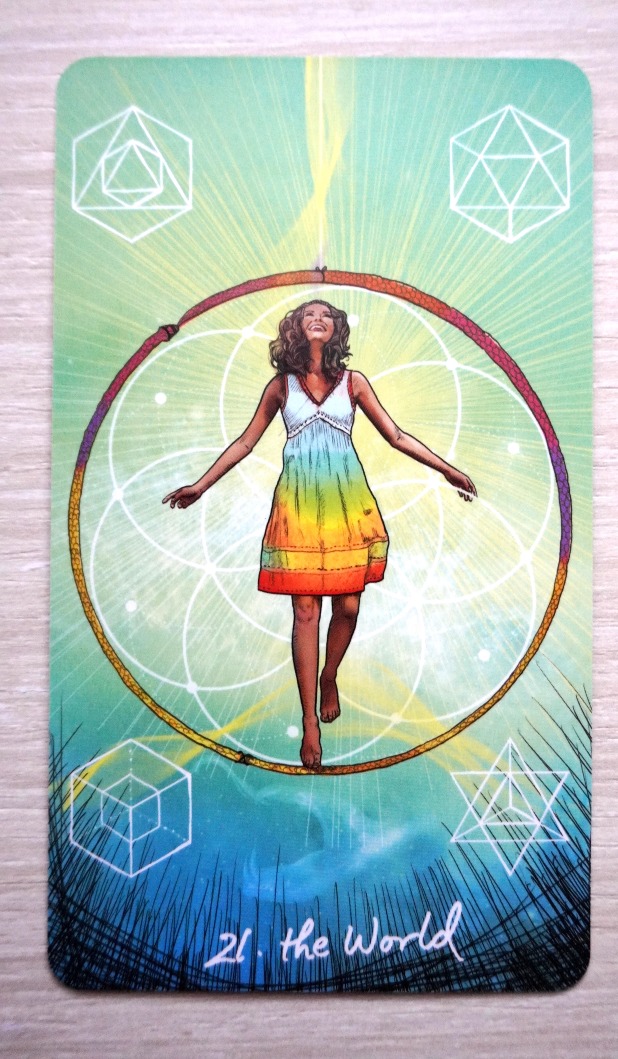 The World Tarot Card Light Seer's Deck