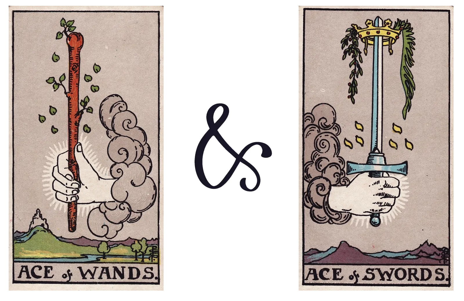 Ace of Wands and Ace of Swords