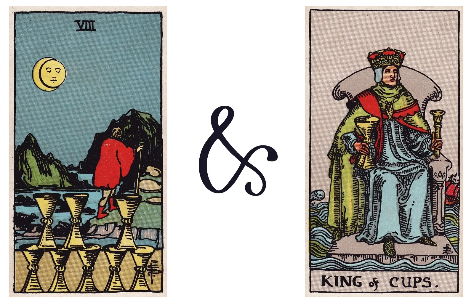 Eight of Cups and King of Cups