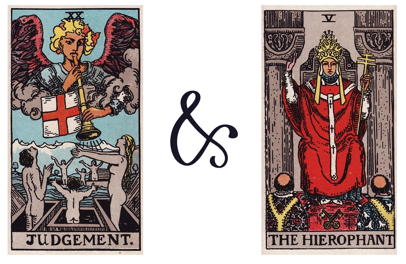 Judgement and The Hierophant