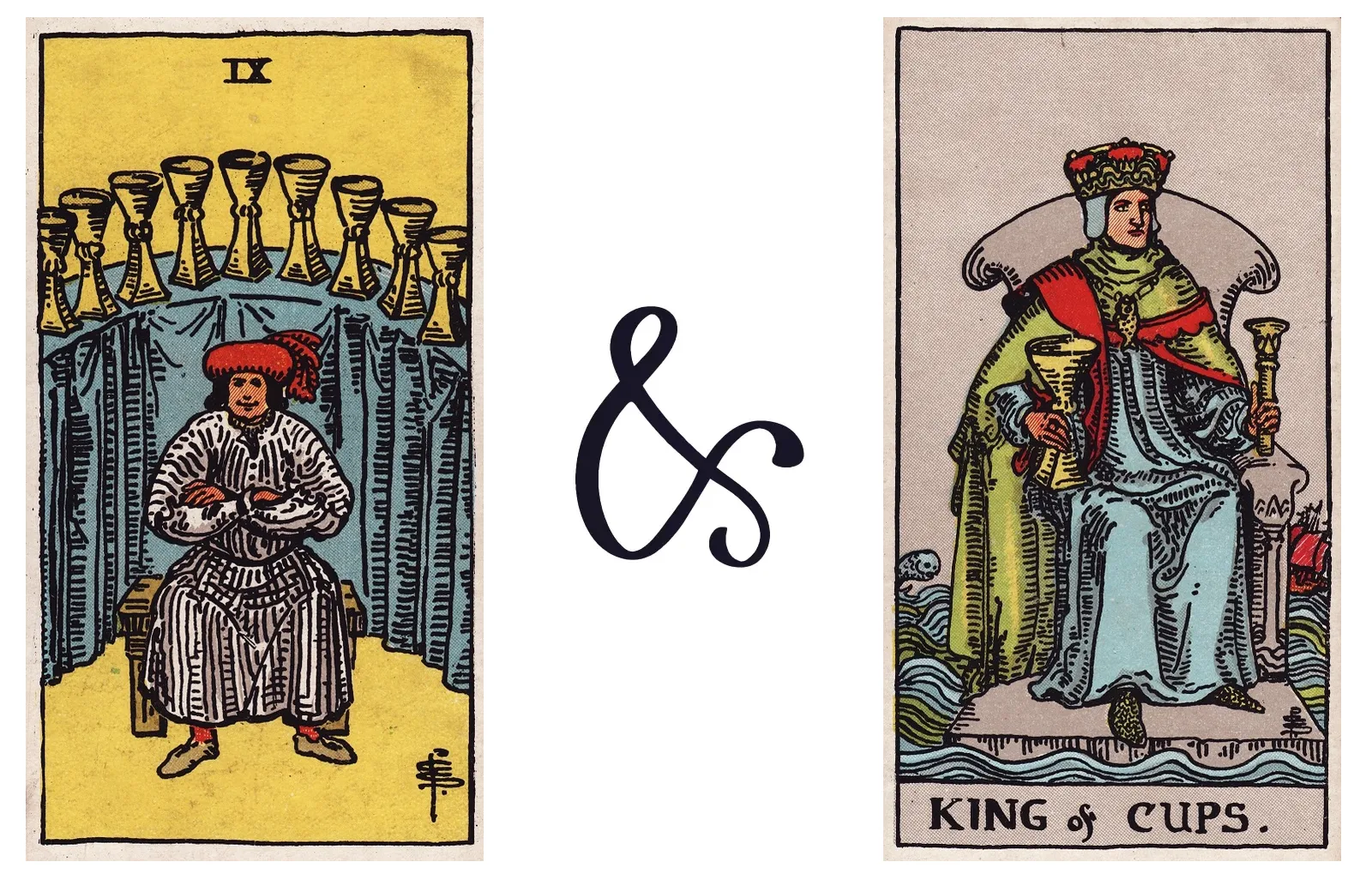 Nine of Cups and King of Cups