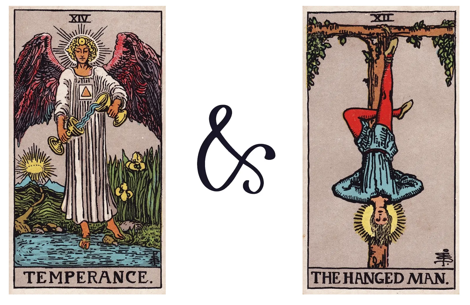 Temperance and The Hanged Man
