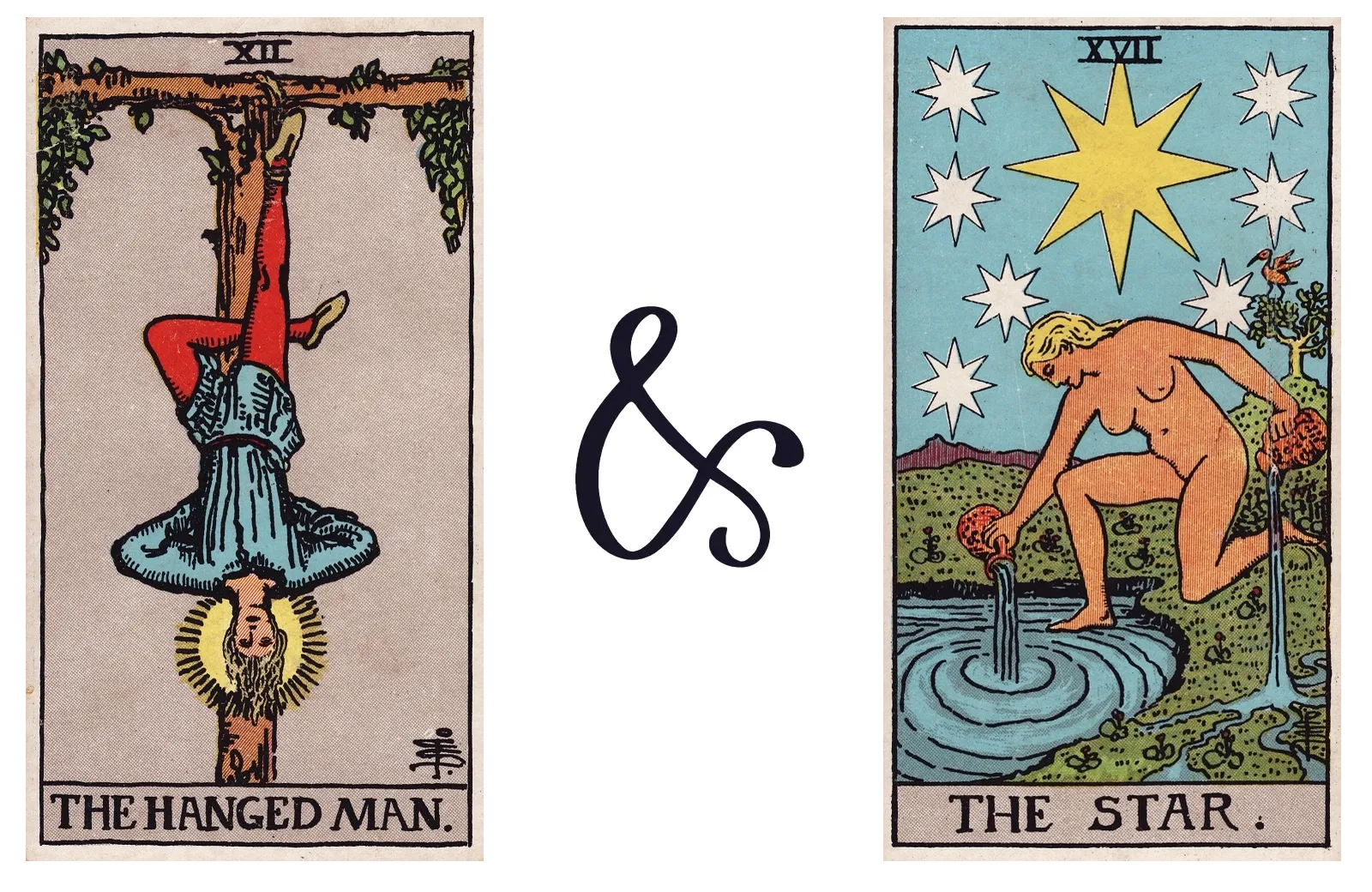 The Hanged Man and The Star