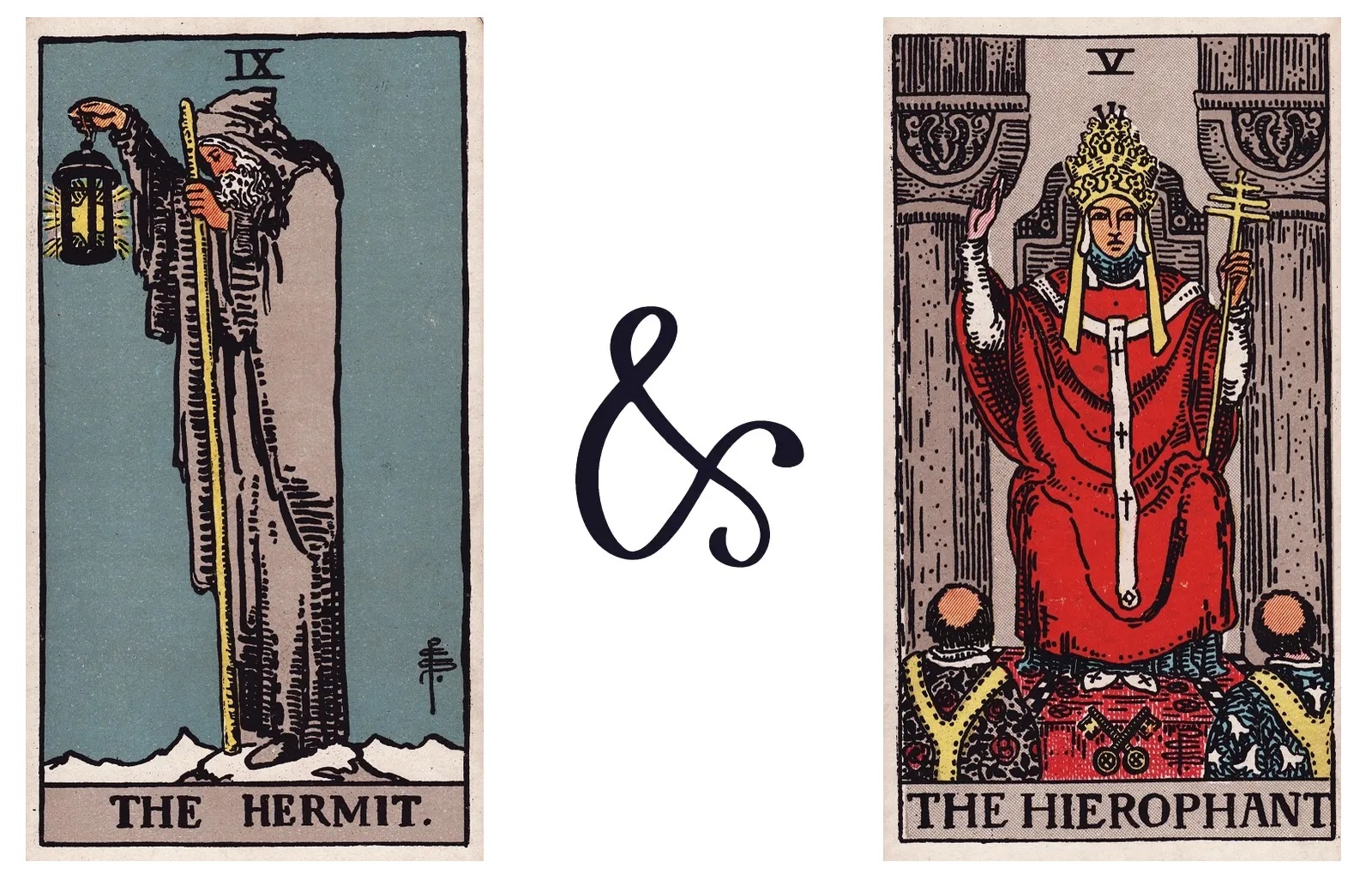 The Hermit and The Hierophant