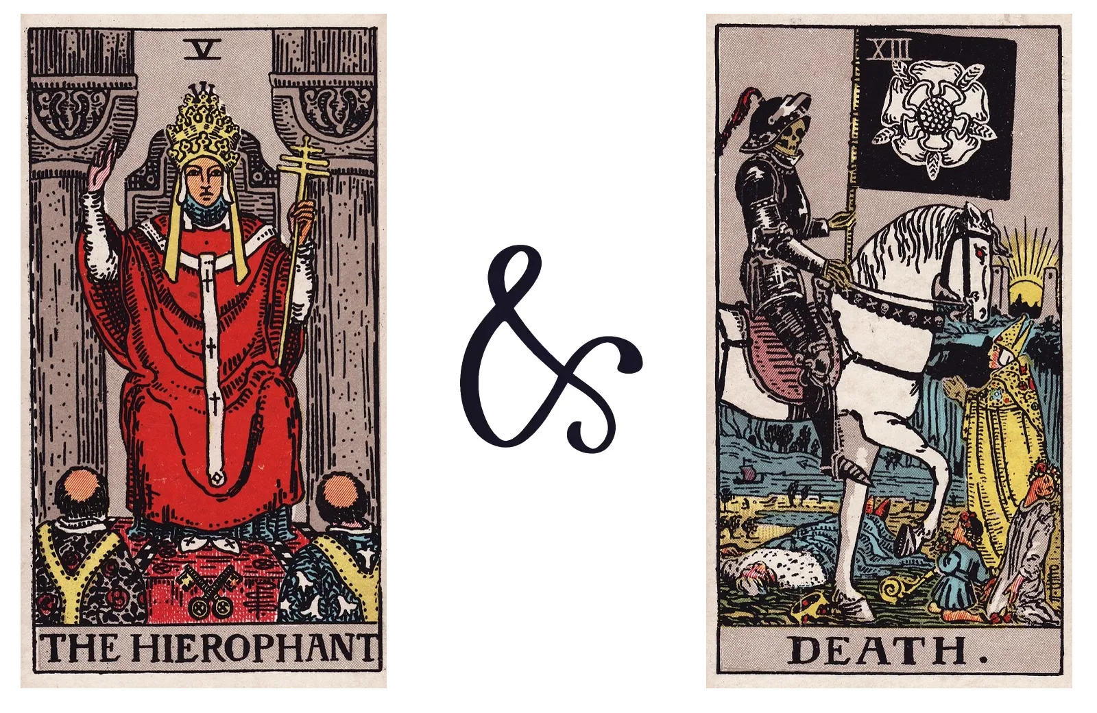 The Hierophant and Death
