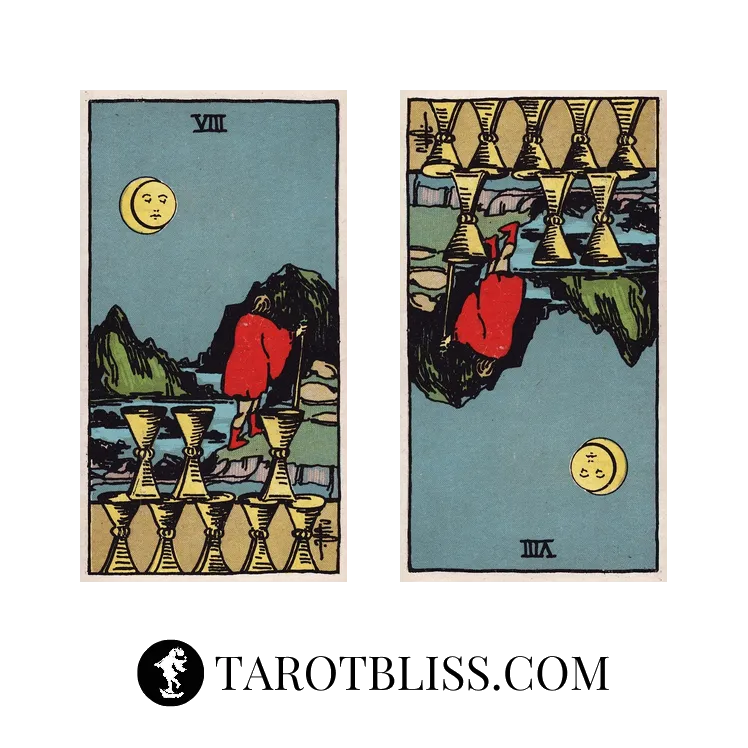 Eight of Cups Tarot Card Meaning: Love, Work, Health & More