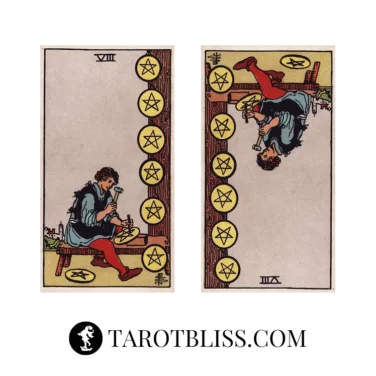 Eight of Pentacles Tarot Card Meaning: Love, Health, Work & More