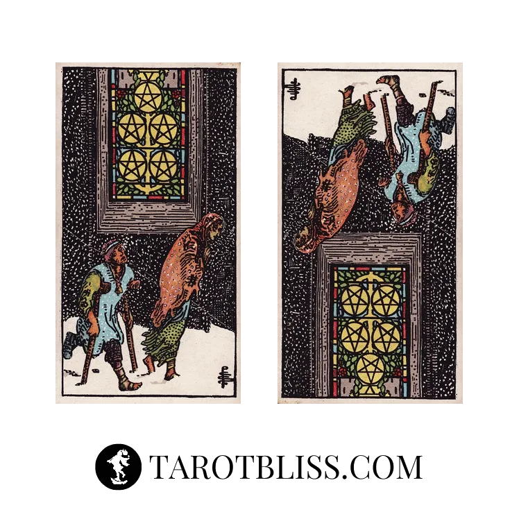 Five of Pentacles Tarot Card Meaning: Love, Health, Money & More