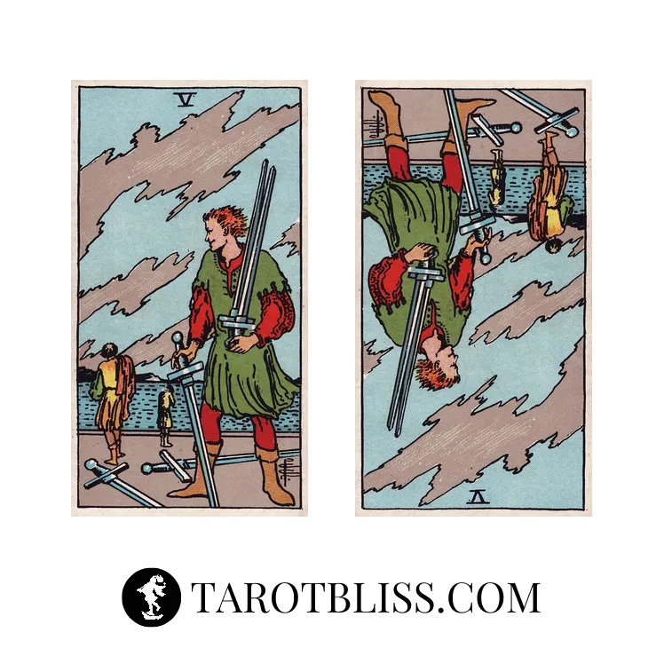 Five of Swords Tarot Card Meaning: Love, Money, Health & More