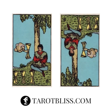 Four of Cups Tarot Card Meaning: Love, Health, Work & More