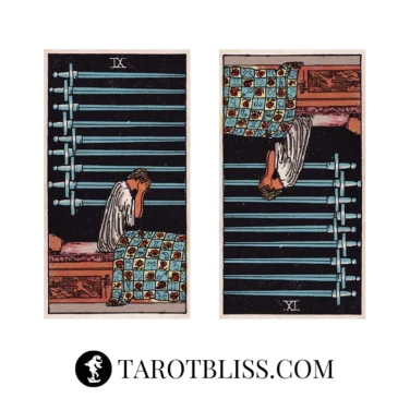 Nine of Swords Tarot Card Meaning: Love, Work, Health & More
