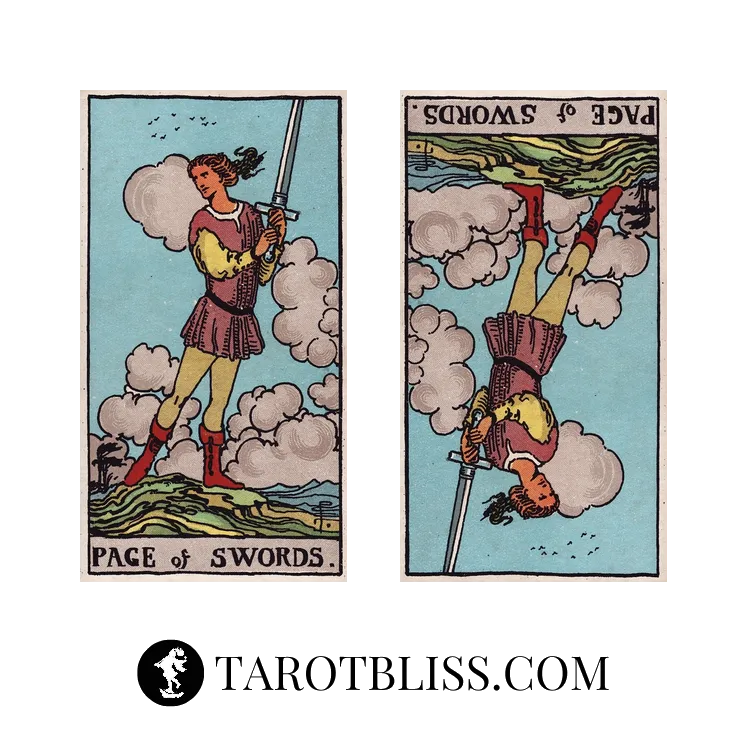 Page of Swords Tarot Card Meaning: Love, Health, Work & More