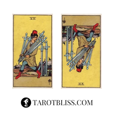 Seven of Swords Tarot Card Meaning: Love, Health, Work & More