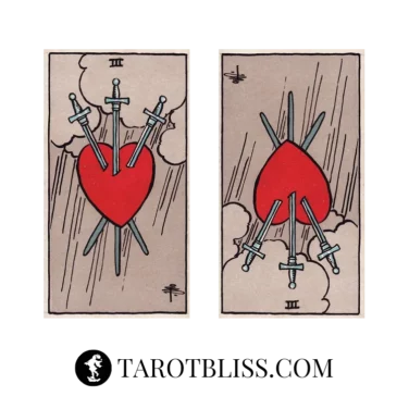 Three of Swords Tarot Card Meaning: Love, Work, Health & More